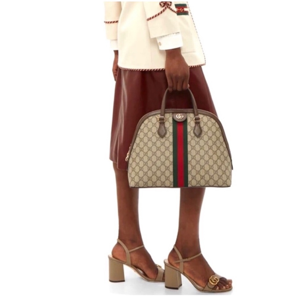Authentic Gucci Ophidia GG Supreme Top Handle bag - Picture 2 of 16